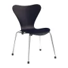 3177 Chaise d'enfant Series 7, Midnight blue frêne peint-chrome