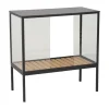 Armoire à plantes Grower Greens, Noir, 81x82 cm