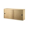 Armoire à portes coulissantes String, chêne, 78x20 cm