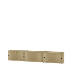 Armoire à portes coulissantes String, chêne, 78x30 cm