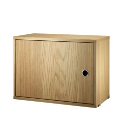 Armoire à portes String, chêne, 58x30 cm