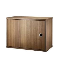 Armoire à portes String, noyer, 58x30 cm