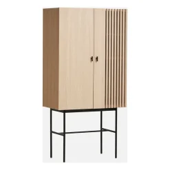 Armoire Array, 80cm, Chêne pigmenté blanc