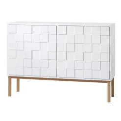 Armoire Collect 2010 basse, Chêne huilé blanc