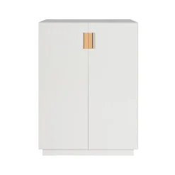Armoire Frame 80 High, white, 42 cm