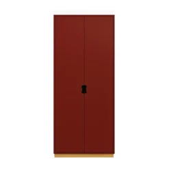Armoire haute Snö F, Brown red, profondeur : 30 cm