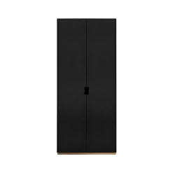 Armoire haute Snö F, Char grey, base en bouleau, dj.42 cm