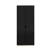 Armoire haute Snö F, Char grey, base en bouleau, dj.30 cm