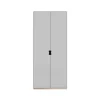 Armoire haute Snö F, Light grey, base en bouleau, dj.42 cm