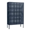Armoire Perforated Cabinet large, Steel blue