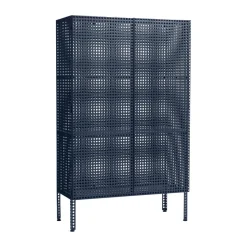 Armoire Perforated Cabinet large, Steel blue
