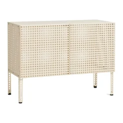 Armoire Perforated Cabinet small, Eggshell