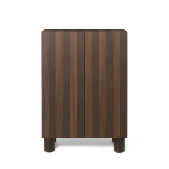 Armoire Post, oak smoked, avec portes