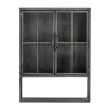 Armoire Sindre 46x21,5x61 cm, Black, metall
