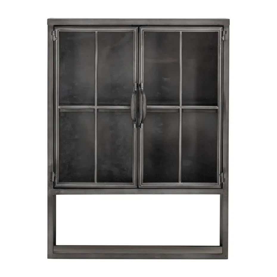 Armoire Sindre 46x21,5x61 cm, Black, metall