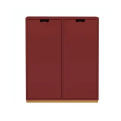 Armoire Snö E, Brown red, profondeur : 30 cm