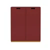 Armoire Snö E, Brown red, profondeur : 42 cm