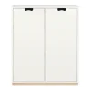Armoire Snö E, white, base en bouleau, portes opaques, dj.42 cm