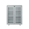 Armoire vitrée basse Vidja, grey
