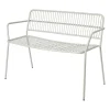 Banc à accoudoirs Eden, Beige grey