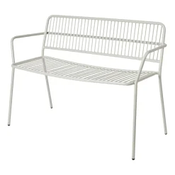 Banc à accoudoirs Eden, Beige grey