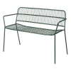 Banc à accoudoirs Eden, Forest green