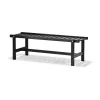 Banc 45, Noir, 135 cm