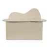 Banc avec rangement Slope 75x38x51 cm, Cashmere