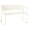 Banc Balcony Dining avec accoudoirs 121x52 cm, Chalk beige