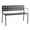 Banc Balcony Dining avec accoudoirs 121x52 cm, Anthracite