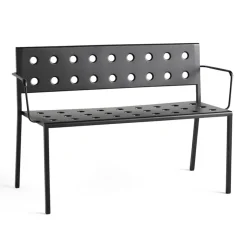Banc Balcony Dining avec accoudoirs 121x52 cm, Anthracite