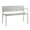 Banc Balcony Dining avec accoudoirs 121x52 cm, Desert green