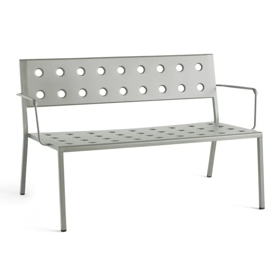 Banc Balcony Lounge avec accoudoirs 121,5x69 cm, Desert green