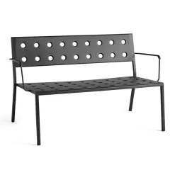 Banc Balcony Lounge avec accoudoirs 121,5x69 cm, Anthracite