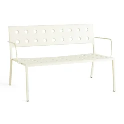 Banc Balcony Lounge avec accoudoirs 121,5x69 cm, Chalk beige