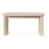 Banc Bevel 90 cm, Hêtre blanchi à l’huile