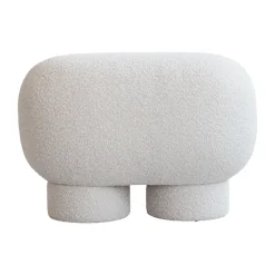 Banc Big Foot petit 70x47 cm, Bouclé