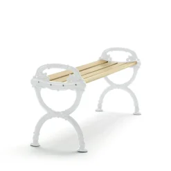 Banc Byarum, Imprégnation de pin, support blanc
