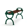 Banc Byarum, Pin brun lasure, support vert