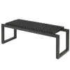 Banc Cutter 121 cm, Chêne laqué noir
