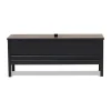 Banc de rangement A Line 111 cm, Noir