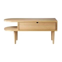 Banc F24 Radius, Oak nature lacquered 35x90 cm