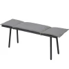 Banc Georg, Chêne laqué noir