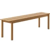 Banc Linear steel bench 170x34 cm, Burnt orange