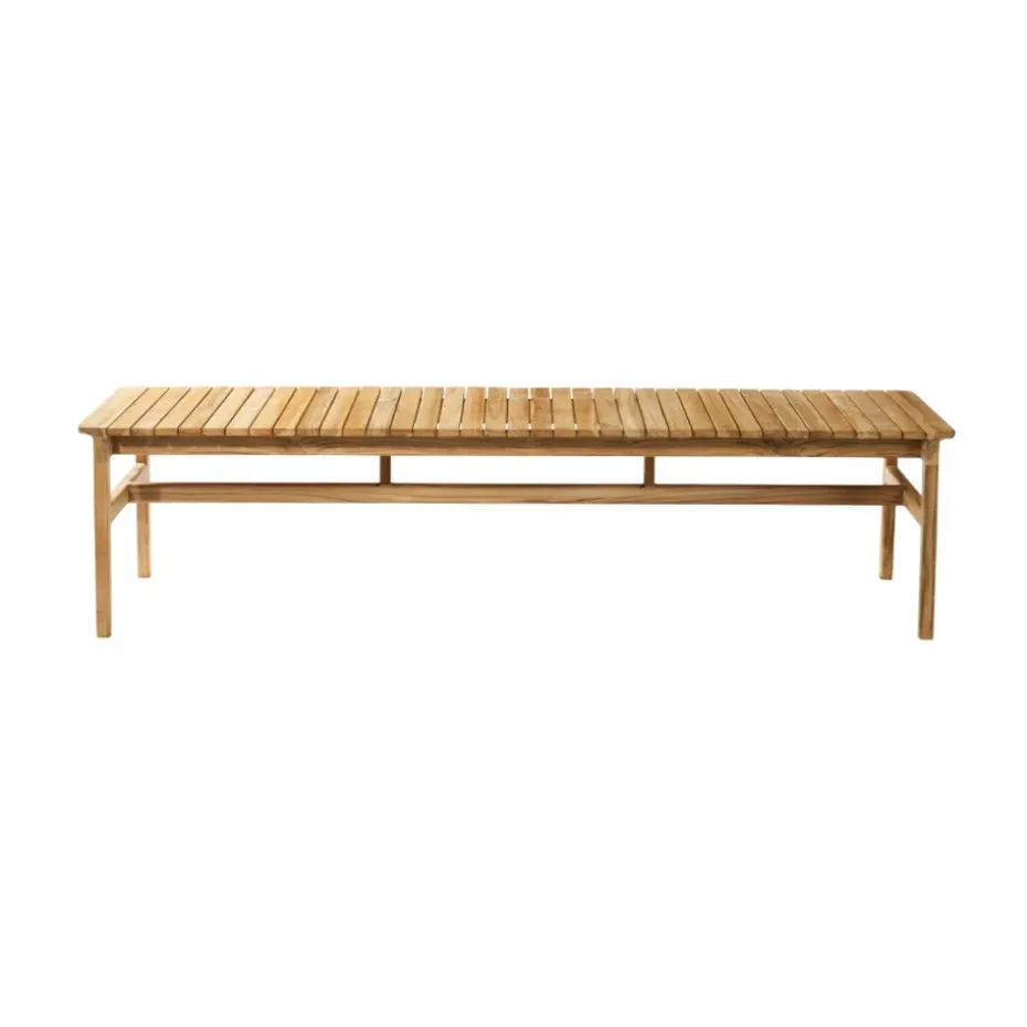 Banc M10 Sammen 3 places, Teak-nature oiled