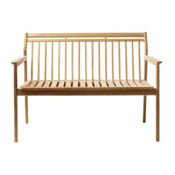 Banc M12 Sammen 2 places, Teak-nature oiled