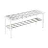 Banc Nostalgi 100 cm, Aluminium-blanc