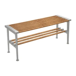 Banc Nostalgi 100 cm, Bambou-aluminium