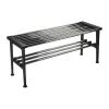 Banc Nostalgi 100 cm, Chrome-noir