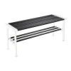 Banc Nostalgi 100 cm, Noir-blanc